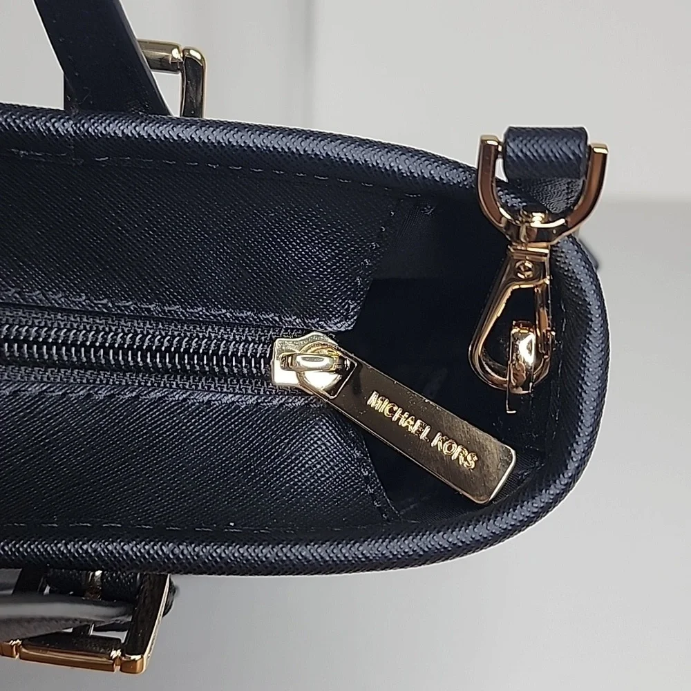 Michael Kors Jet Set Travel Extra-Small Logo Top-Zip Tote Bag - Picture 13 of 15